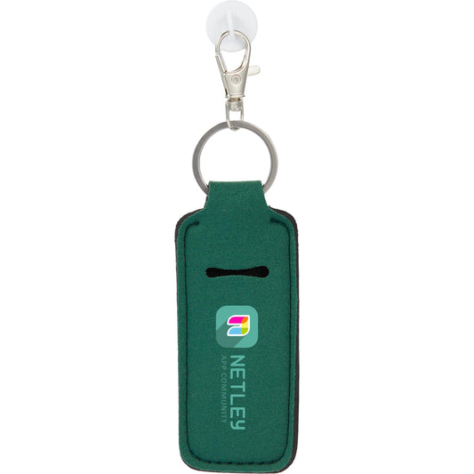 Bottle Charm w/ Neoprene Chapstick Holder