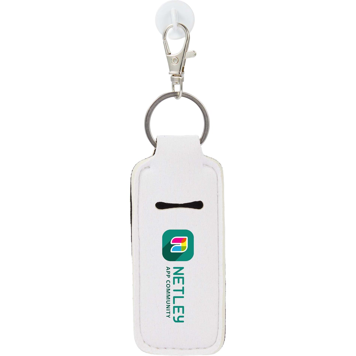 Bottle Charm w/ Neoprene Chapstick Holder