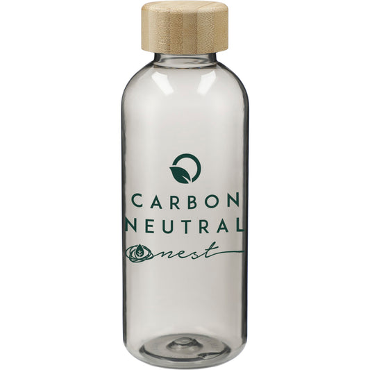 Custom logo Sona 22oz RPET Bottle w/ FSC® 100% Bamboo lid