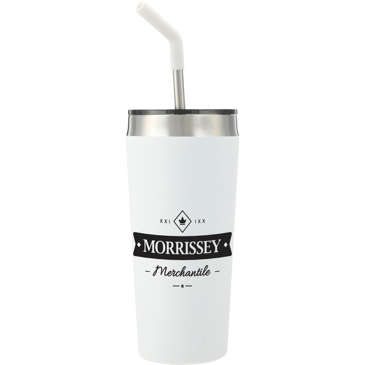 Custom logo Faye 20oz Vacuum Tumbler w/ SS Straw