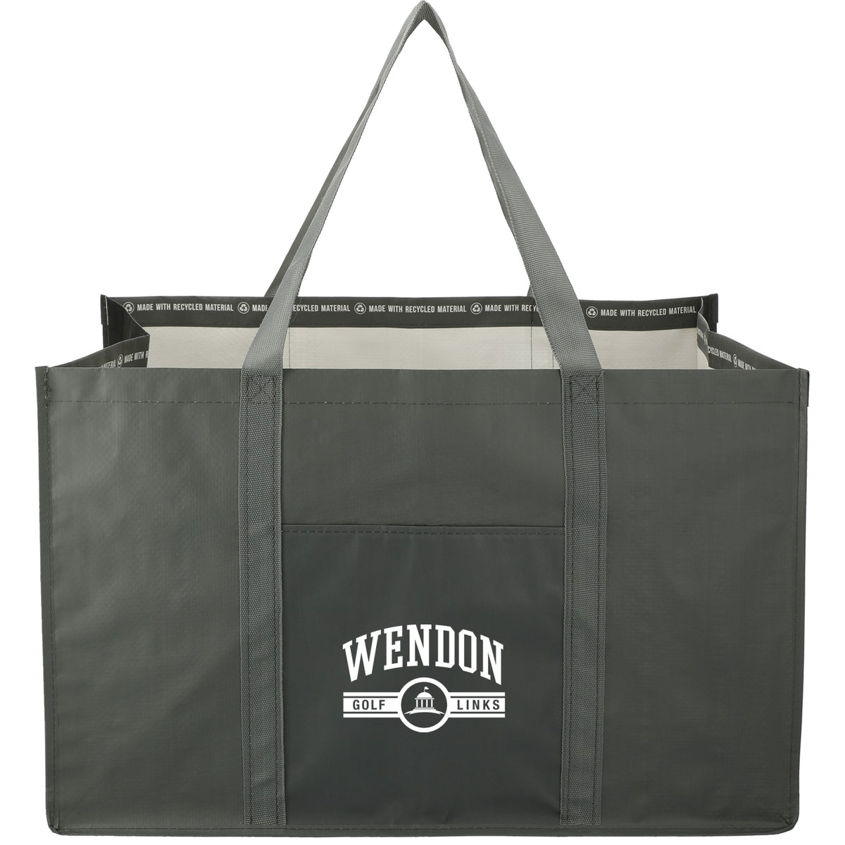 Custom logo Recycled Woven Utility Tote