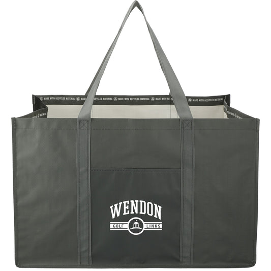 Custom logo Recycled Woven Utility Tote