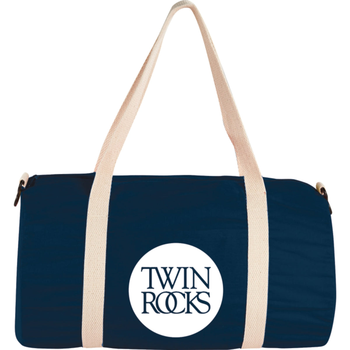 Custom logo Barrel 18" 5oz Cotton Canvas Duffel Bag