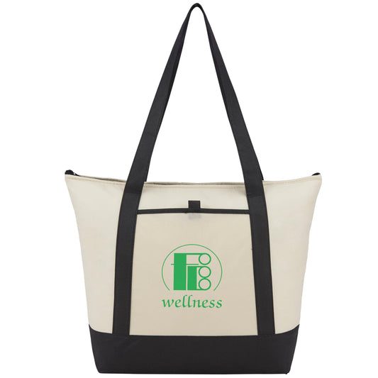 Custom logo Lighthouse 24-Can Non-Woven Tote Cooler
