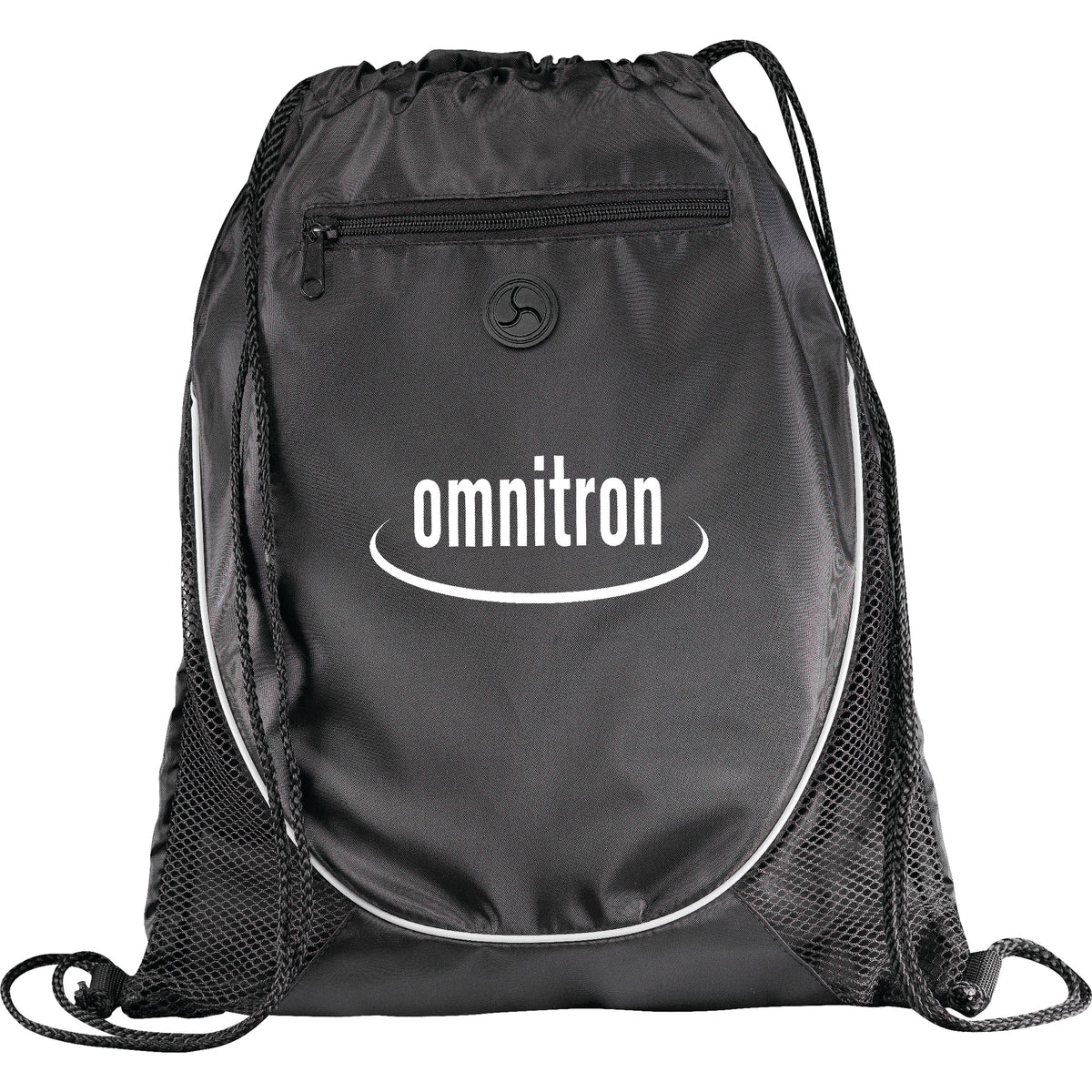 Custom logo Peek Drawstring Bag