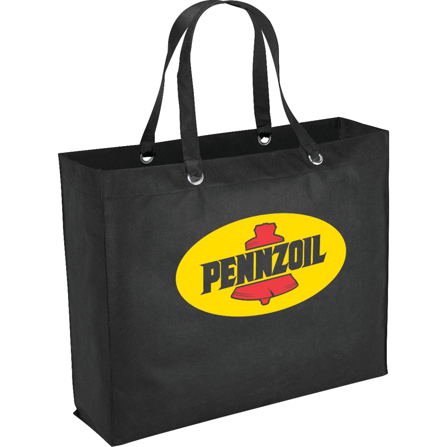 Custom logo Oak Non-Woven Shopper Tote
