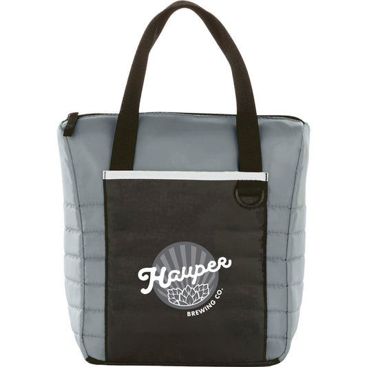 Custom logo Quilted 12-Can Lunch Cooler