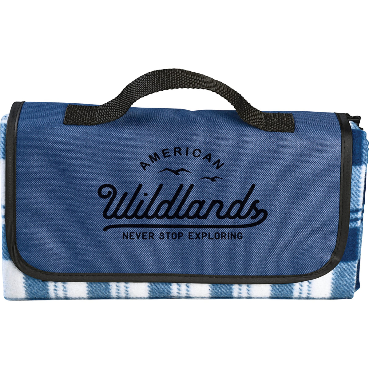 Custom logo Fold up Picnic Blanket