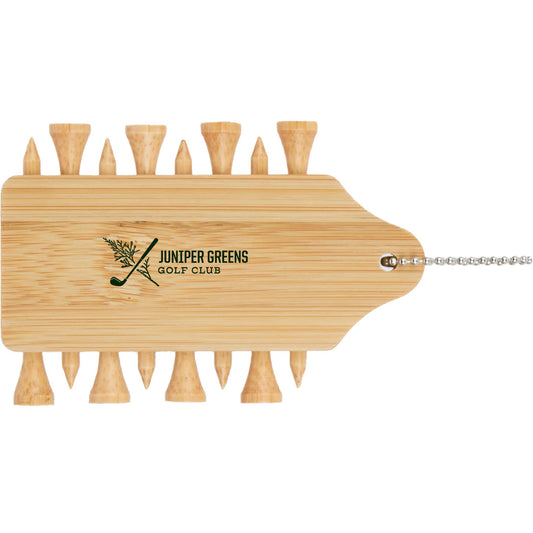 Custom logo Bamboo Golf Buddy