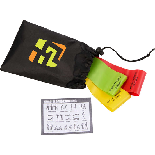 Custom logo 3-Piece Resistance Band Set