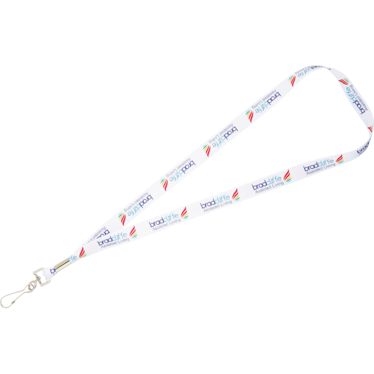 Custom logo Full Color 3/4" Premium Lanyard w/ Hook