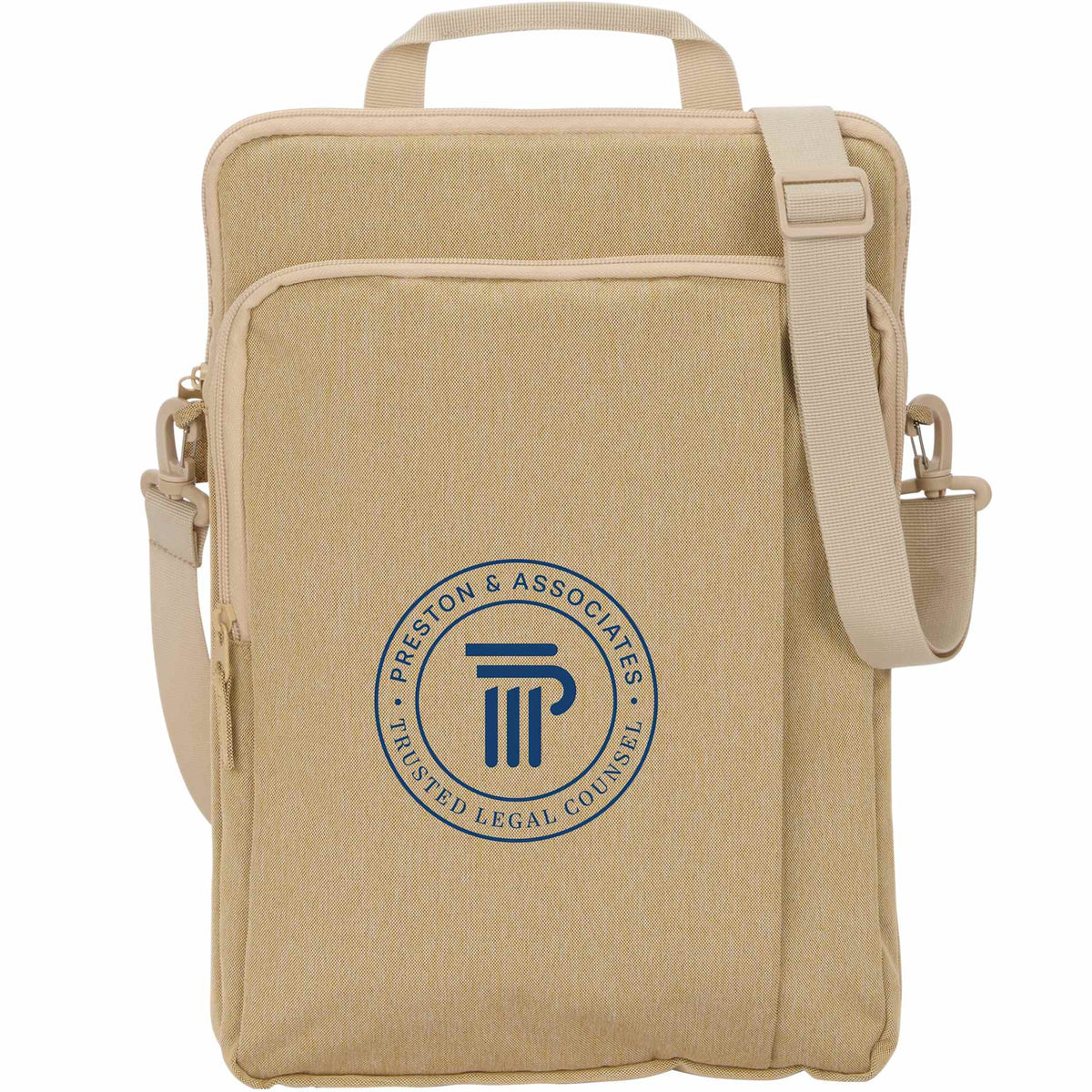 Custom logo Vertical Recycled Messenger Bag