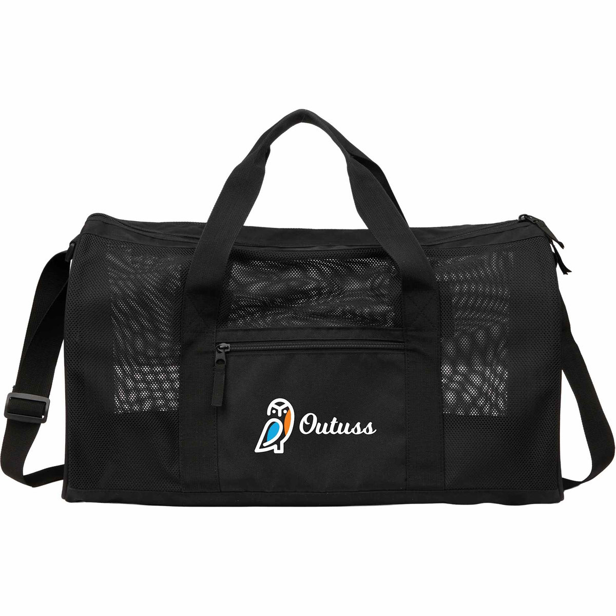 Custom logo Mesh Recycled Duffle Bag