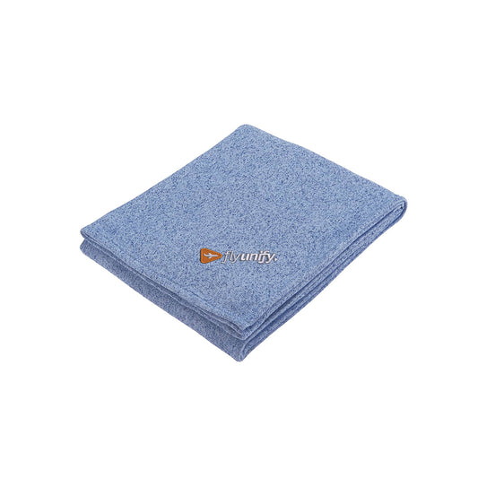 Custom logo Heathered Fleece Blanket