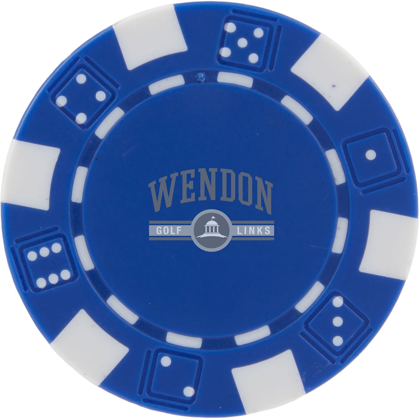 Recycled Poker Chip Ball Marker