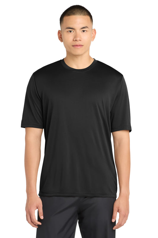 Custom logo Sport-Tek® PosiCharge® Tough Tee™. ST320 in Black