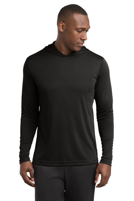 Custom logo Sport-Tek ® PosiCharge ® Competitor ™ Hooded Pullover. ST358 in Black