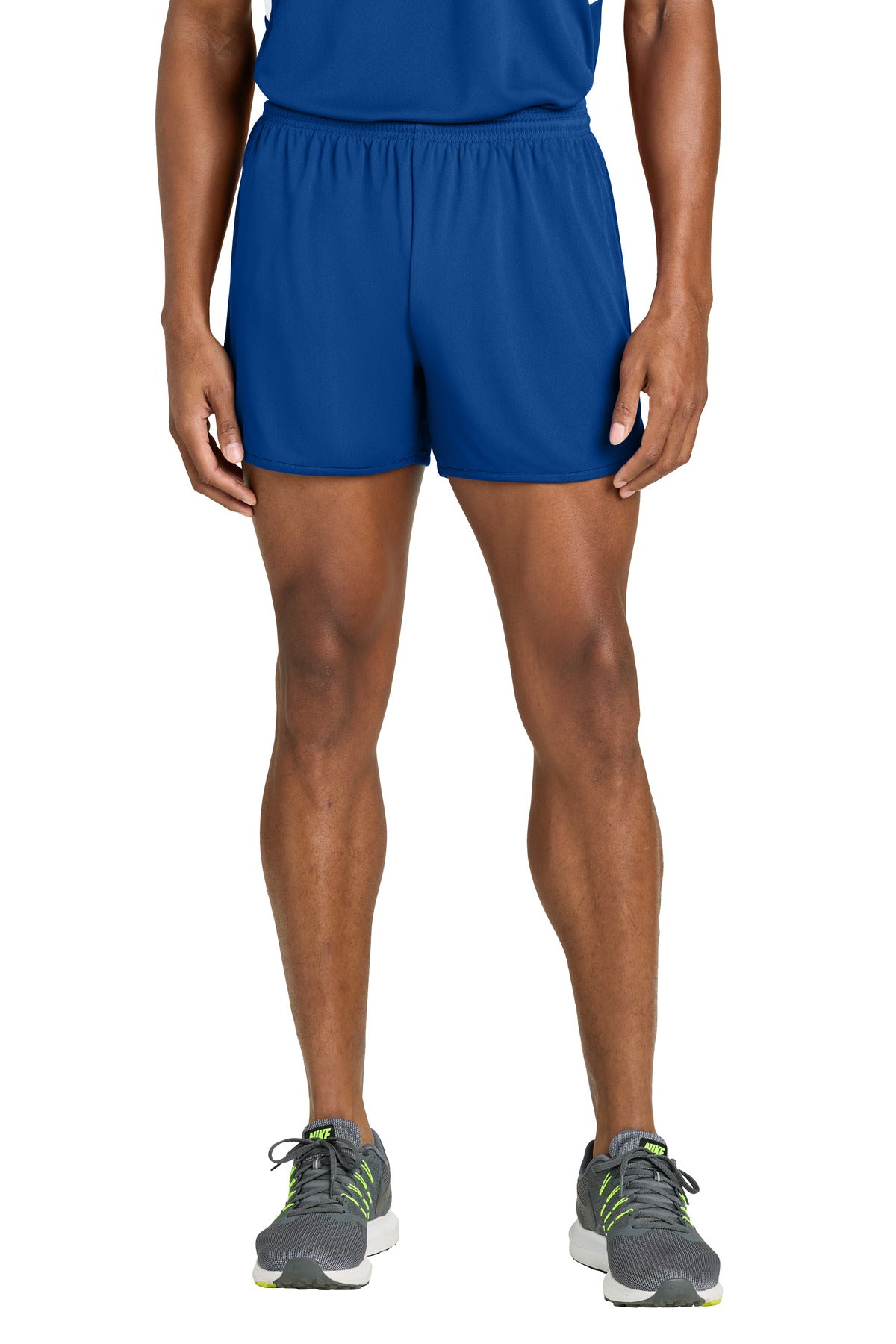 Custom logo Sport-Tek® Club 4 Track Short ST447 in True Royal
