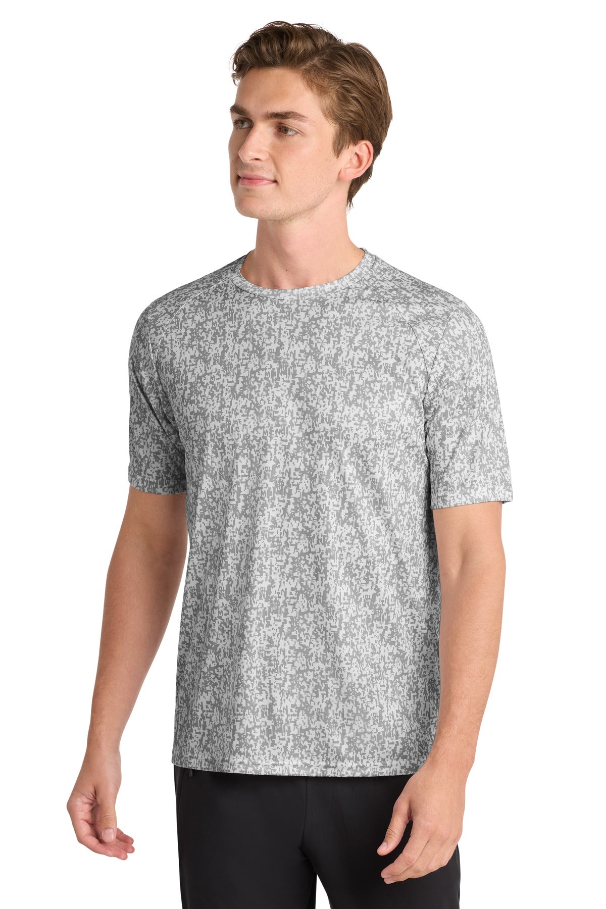 Custom logo Sport-Tek ® Digi Camo Tee. ST460 in White