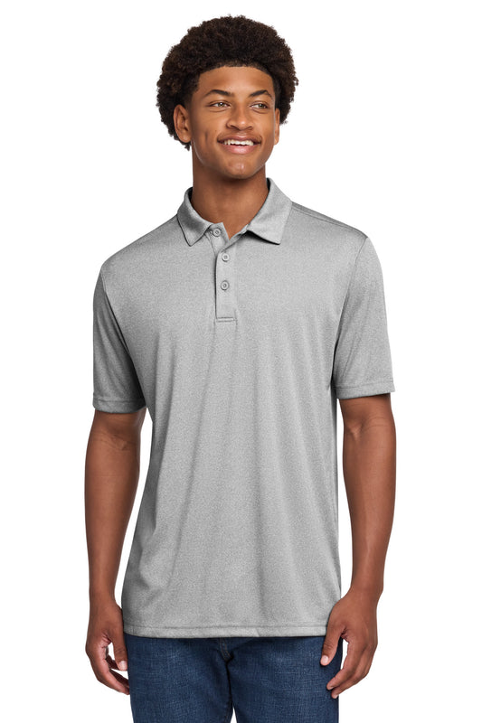 Custom logo Sport-Tek ® Endeavor Polo. ST467 in Light Grey Heather