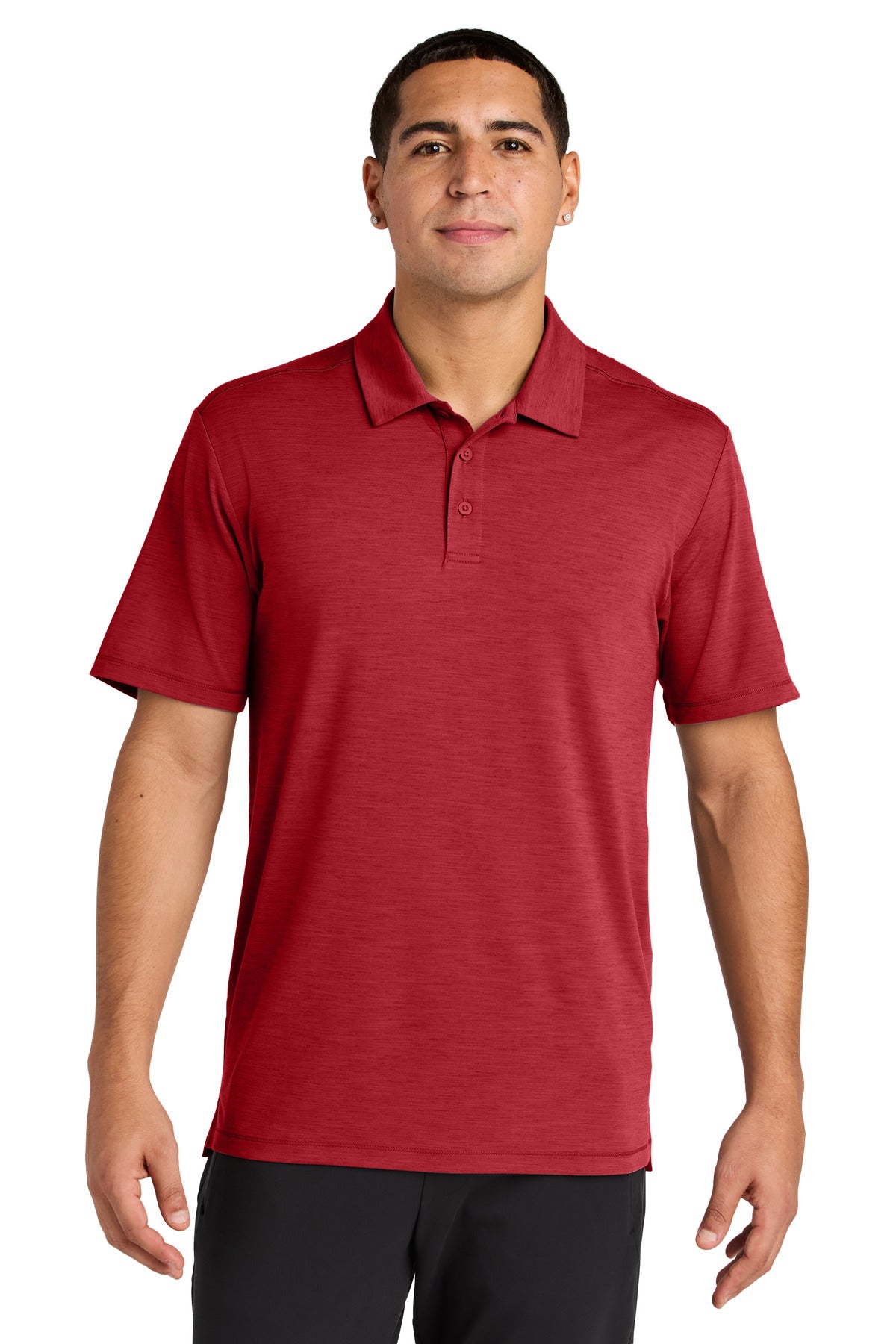 Custom logo Sport-Tek® Versa Polo ST490 in Deep Red