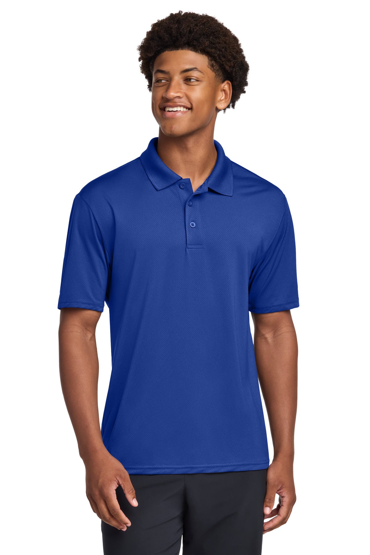 Custom logo Sport-Tek® Sideline Polo ST535 in True Royal