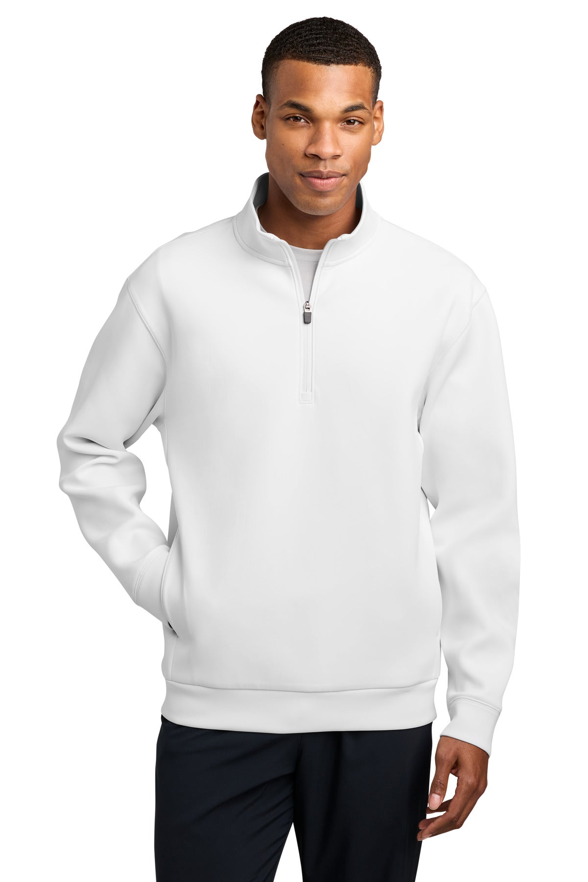 Custom logo Sport-Tek® Pro Perform 1/4-Zip ST581 in White