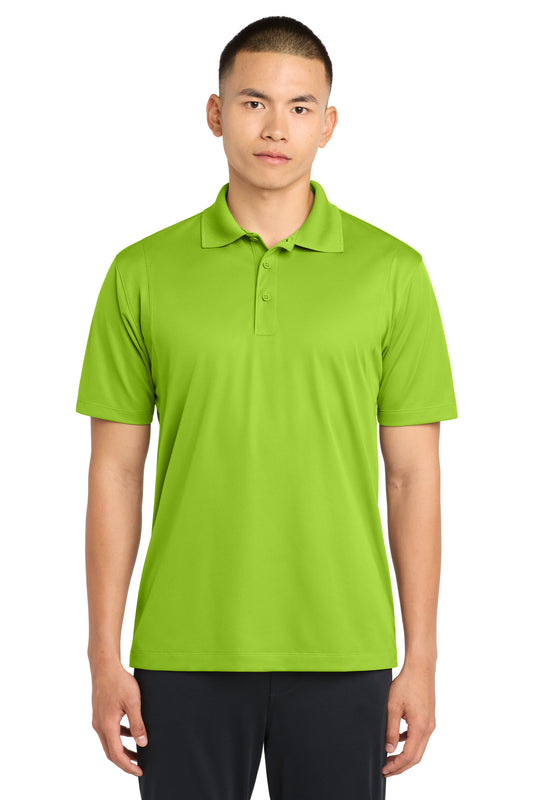 Custom logo Sport-Tek® Micropique Sport-Wick® Polo. ST650 in Lime Shock
