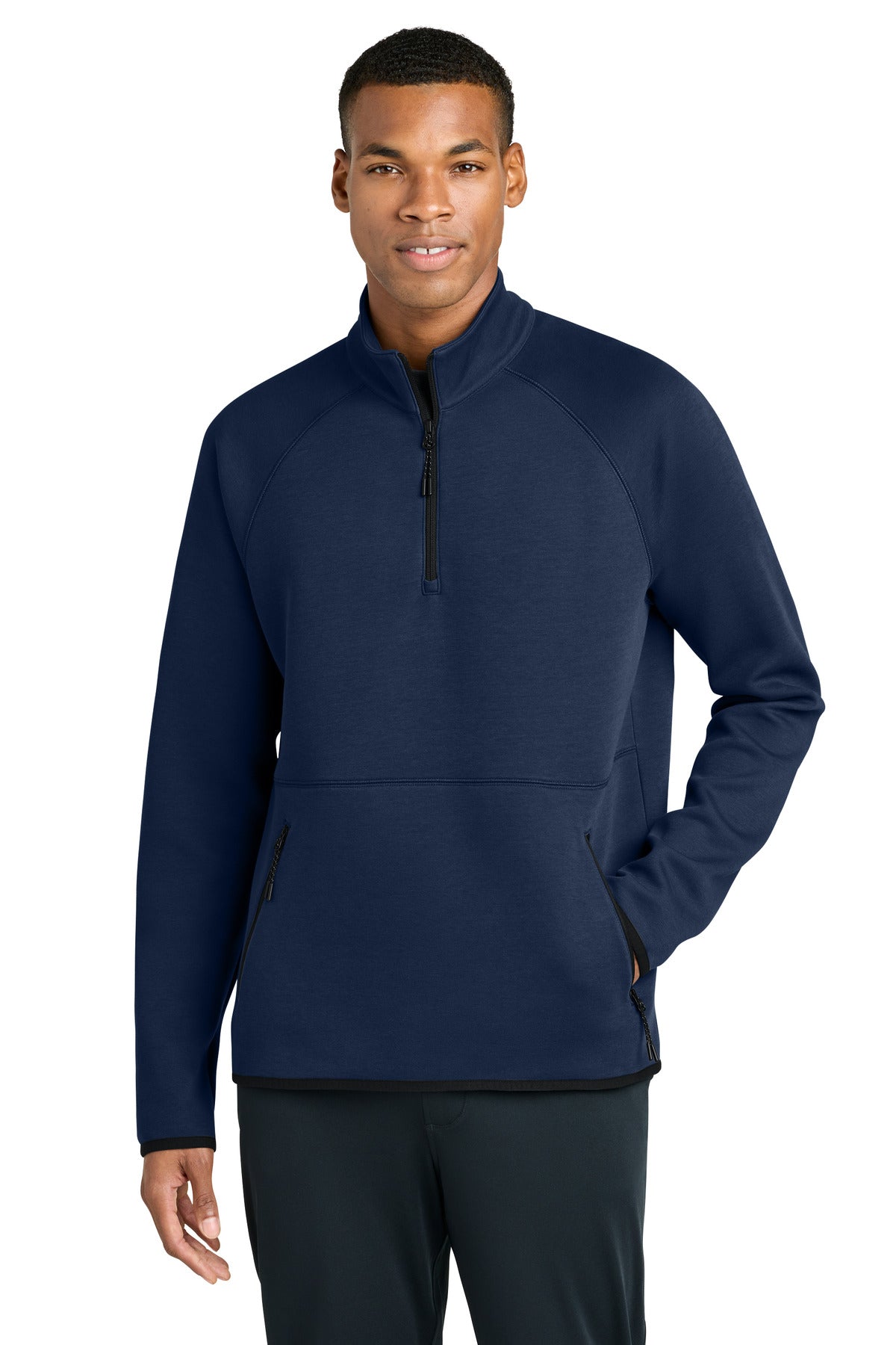 Custom logo Sport-Tek® Phenom 1/4-Zip ST841 in True Navy