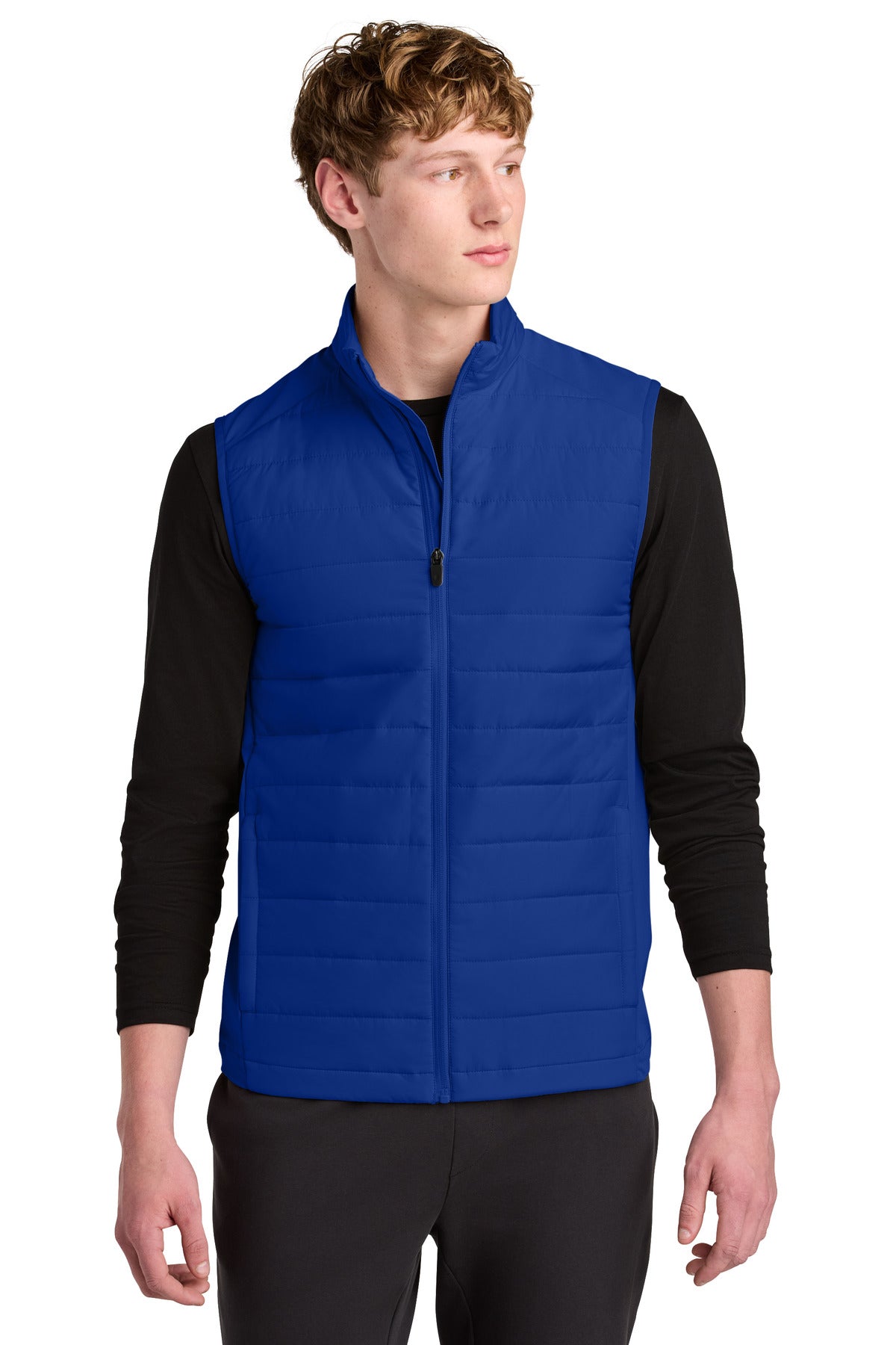 Custom logo Sport-Tek® Teknical Hybrid Vest ST941 in True Royal