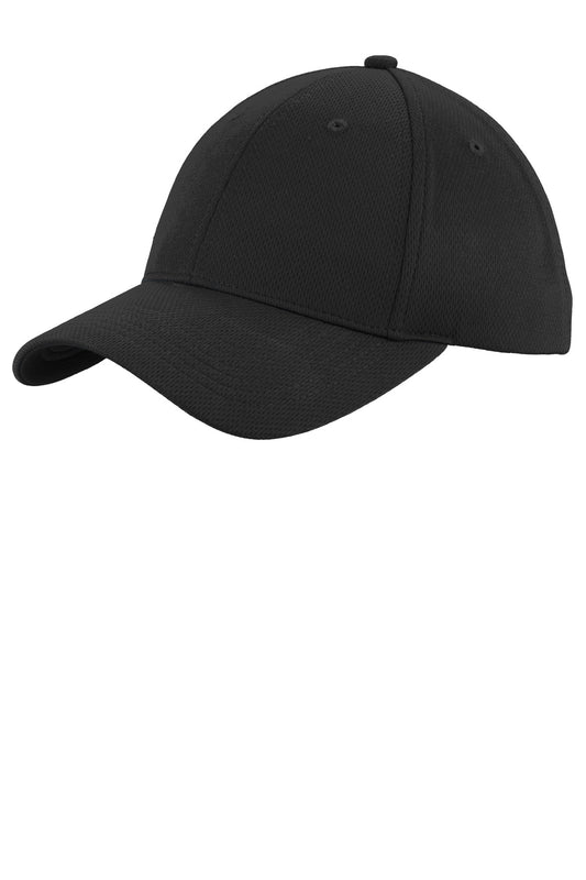 Custom logo Sport-Tek® PosiCharge® RacerMesh® Cap. STC26 in Black