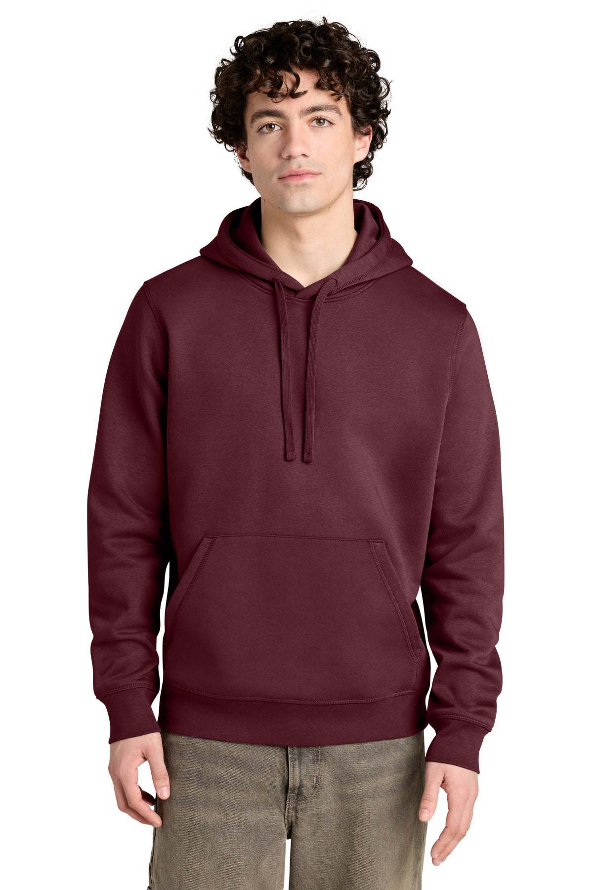 Custom logo Stanley/Stella® Unisex Drummer 2.0 Hooded Sweatshirt SXU009 in Burgundy