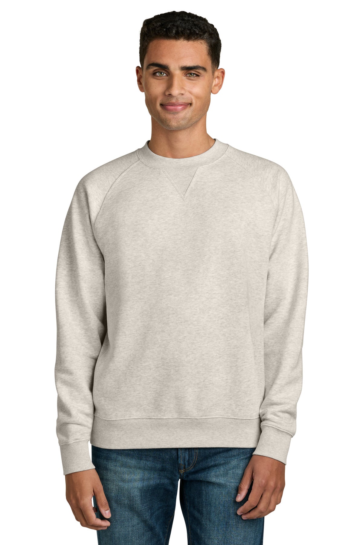 Custom logo Stanley/Stella® Unisex Knoxer Crewneck Sweatshirt SXU026 in Heather Haze