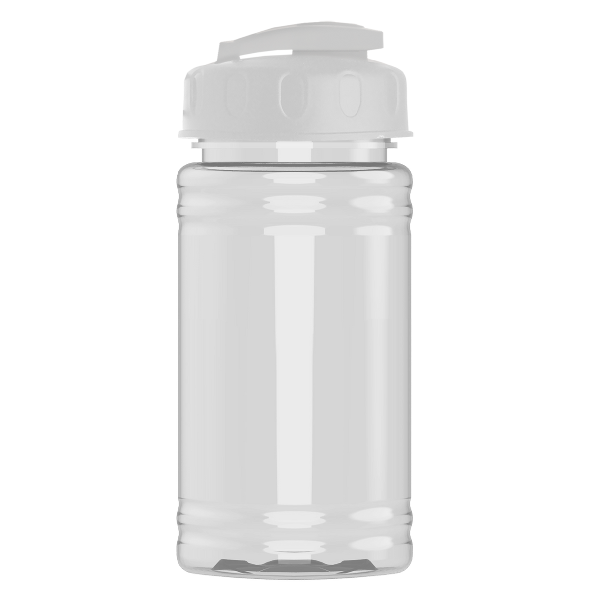 Custom logo Mini Bottle with Flip-Top Lid - 16 oz.