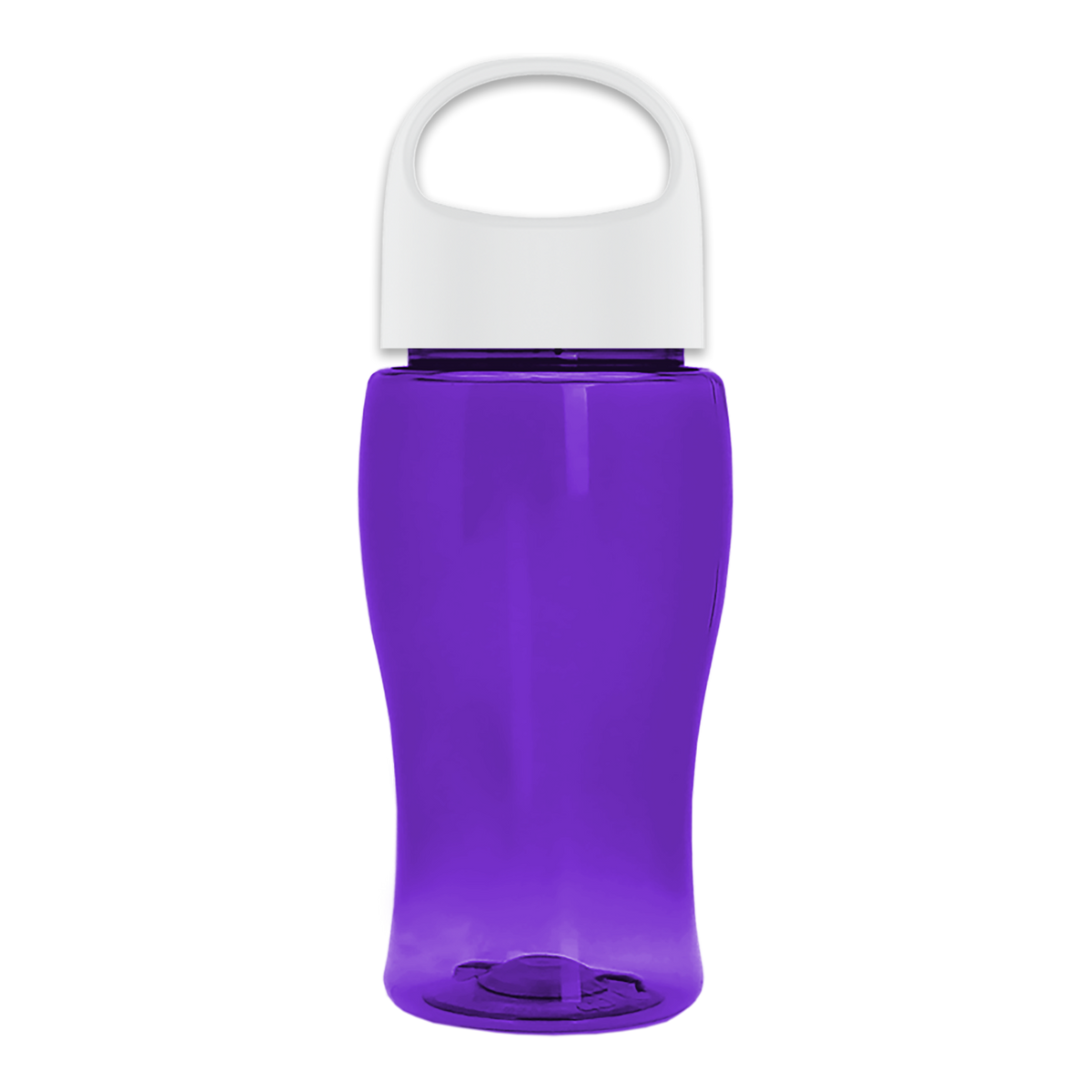 Custom logo Poly+ Jr. Bottle with Oval Crest Lid - 18 oz.