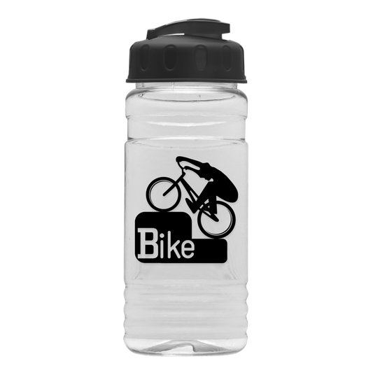Clear Bottle with Flip-Top Lid - 20 oz.