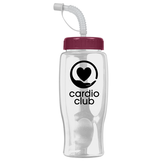 Poly+ Bottle with Straw Lid - 27 oz.