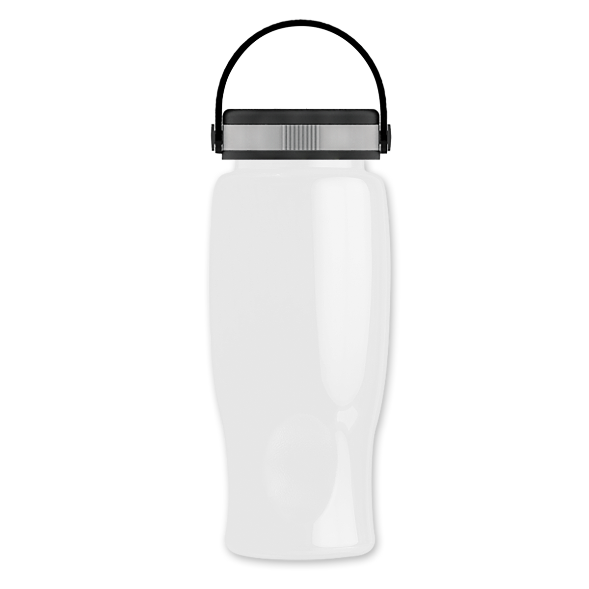 Custom logo Poly+ Bottle with Grip Lid - 27 oz.