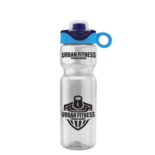 Champ Bottle with Two-Tone Drink-Thru Lid with Silicone Loop - 28 oz.