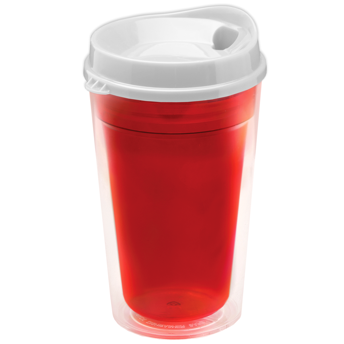 Custom logo Transparent Tumbler with Sip Lid - 16 oz.