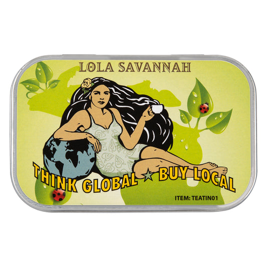 Custom logo Compact Tea Tin