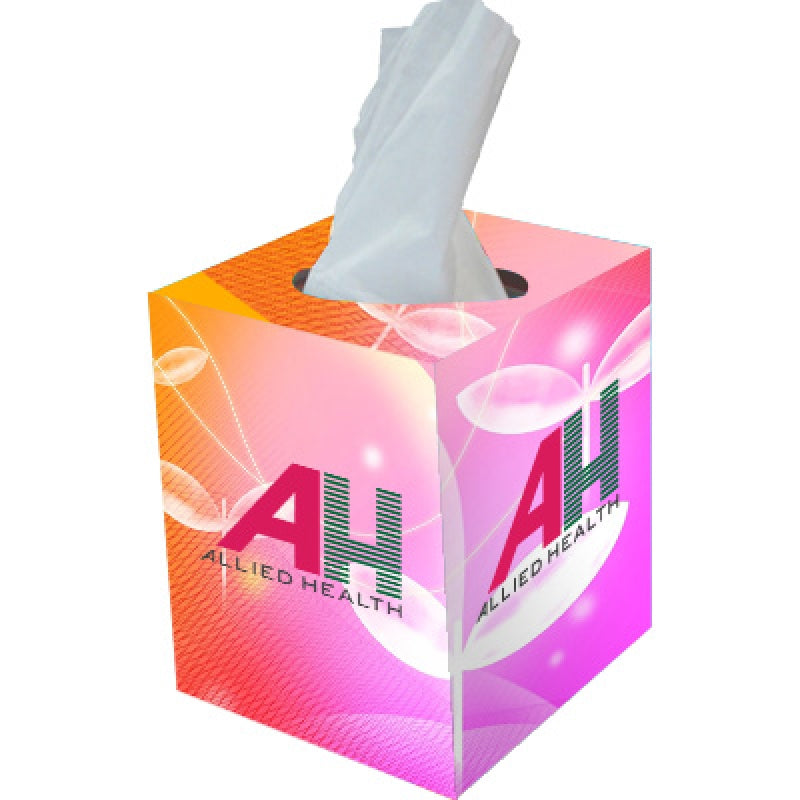 Custom logo Tissue Box Sleeve (Flat Top Tissue Sleeve Only)