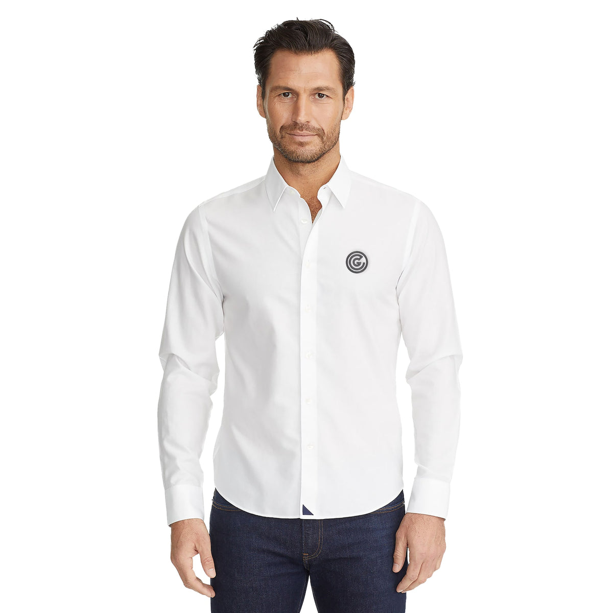 Custom logo UNTUCKit Las Cases WF Long Slv Slim Fit Shirt-Men's