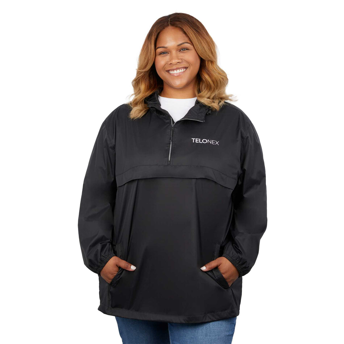 Custom logo AVAS Eco 1/4 Zip Anorak – Gender Neutral