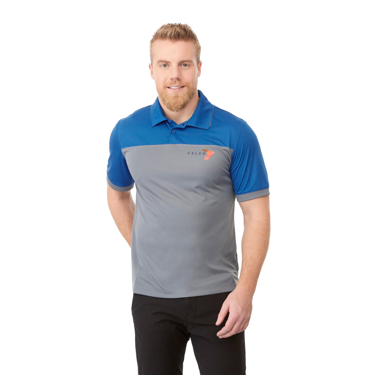 Custom logo Men's MACK Short Sleeve Polo