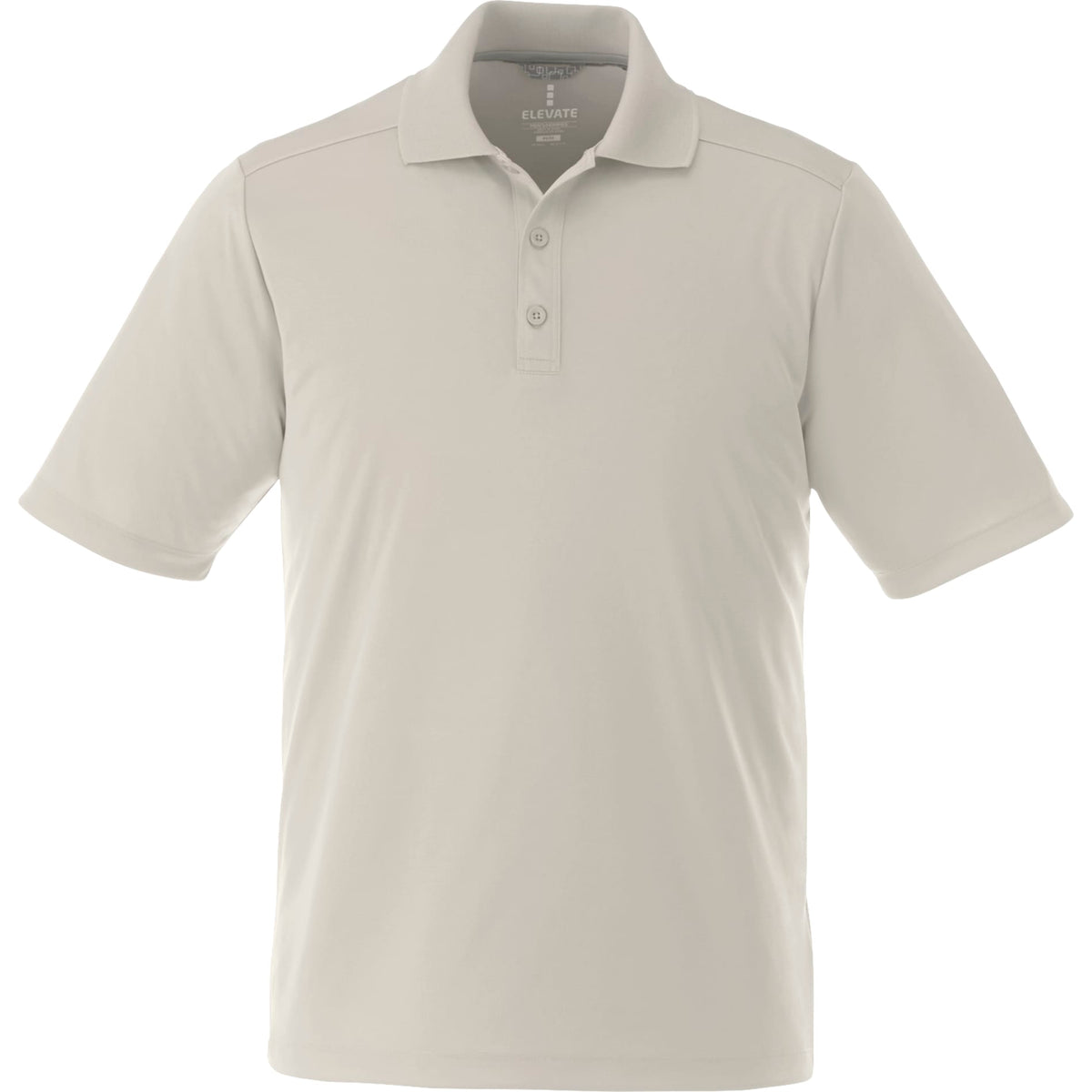 Custom logo Men's DADE Short Sleeve Polo - Sandstone