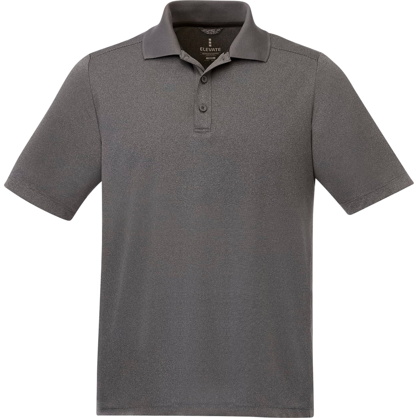 Men's DADE Short Sleeve Polo - Heather Dark Charcoal