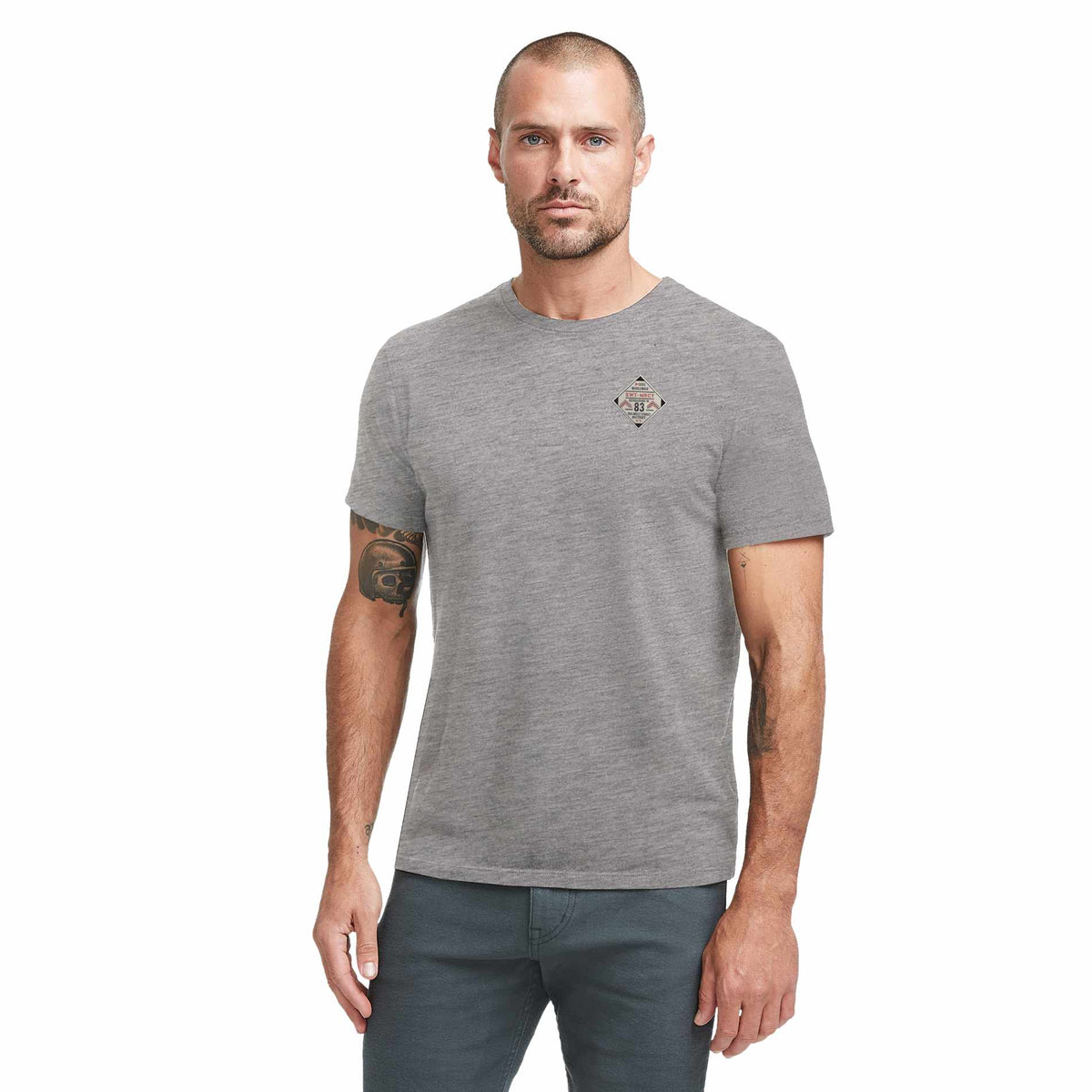 Custom logo American Giant Classic Cotton Crew T - Men's