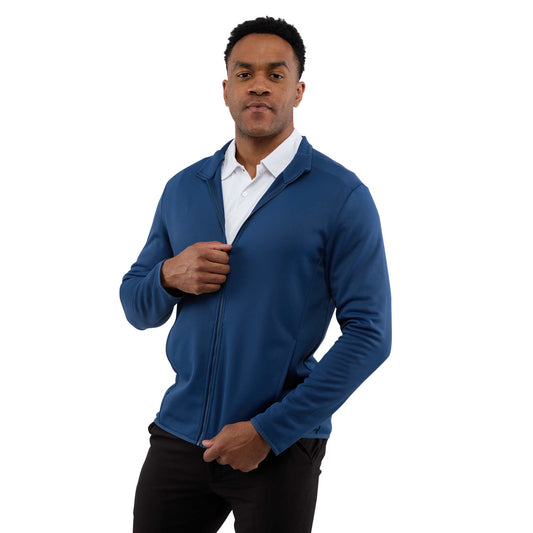 Custom logo TELICA Brush Back Fleece Jacket - Men's