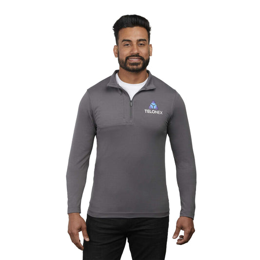 Custom logo IZU EVERYTHING PERFORMANCE Eco 1/4 Zip - Men's